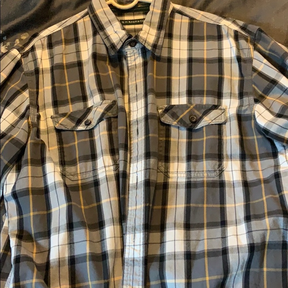 Heavy weight button down